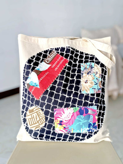 minimalist cotton canvas handbag for women gift idea