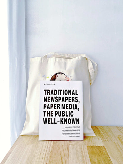 Eco-friendly shoulder bag blending simplicity, softness, and durability.