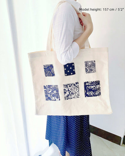 Creative eco canvas tote made from natural materials for mindful shoppers