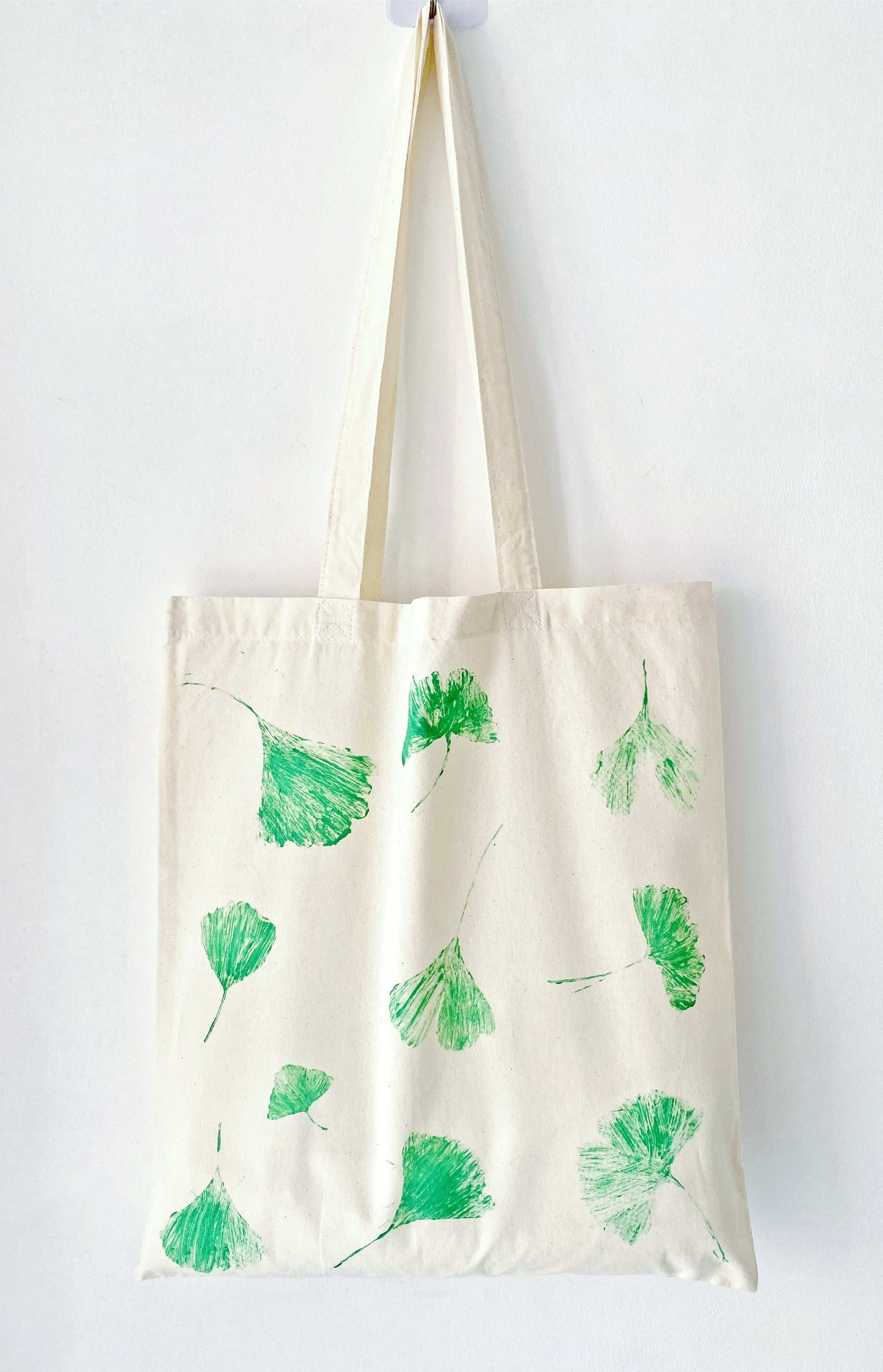 everyday minimalistic cotton bag with print