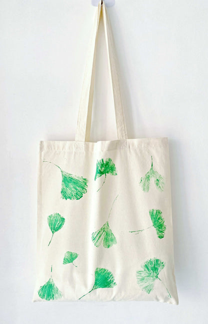 everyday minimalistic cotton bag with print