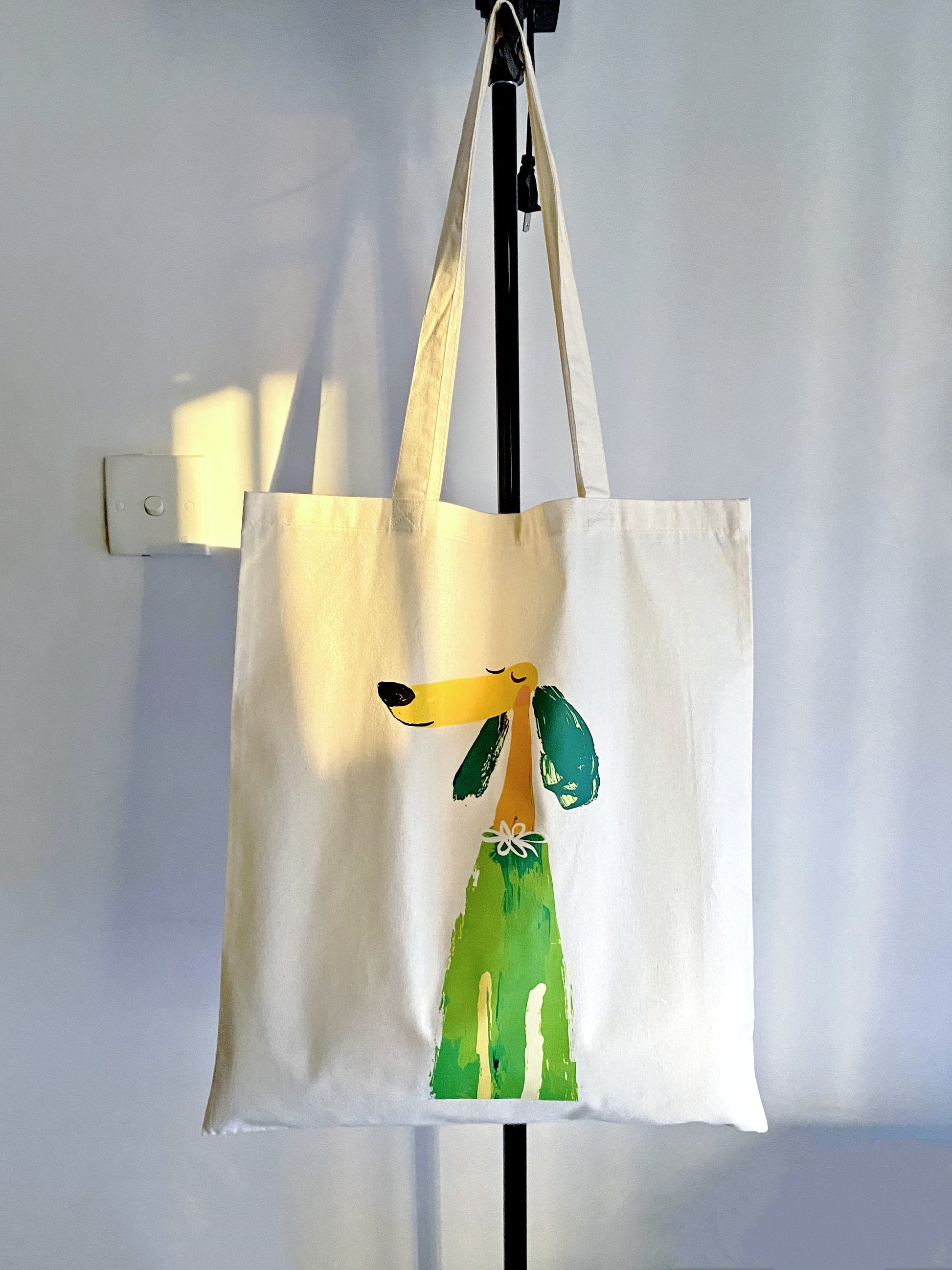 A natural-fiber soft tote bag designed for comfort and sustainability