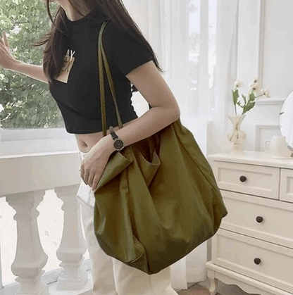 Heavy-Duty Canvas Tote with Personalized Embroidery for Shopping and Travel