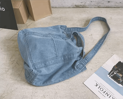 Unique Denim Patchwork Tote