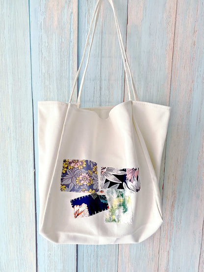 Large eco tote that fits laptops and daily essentials with minimalist charm