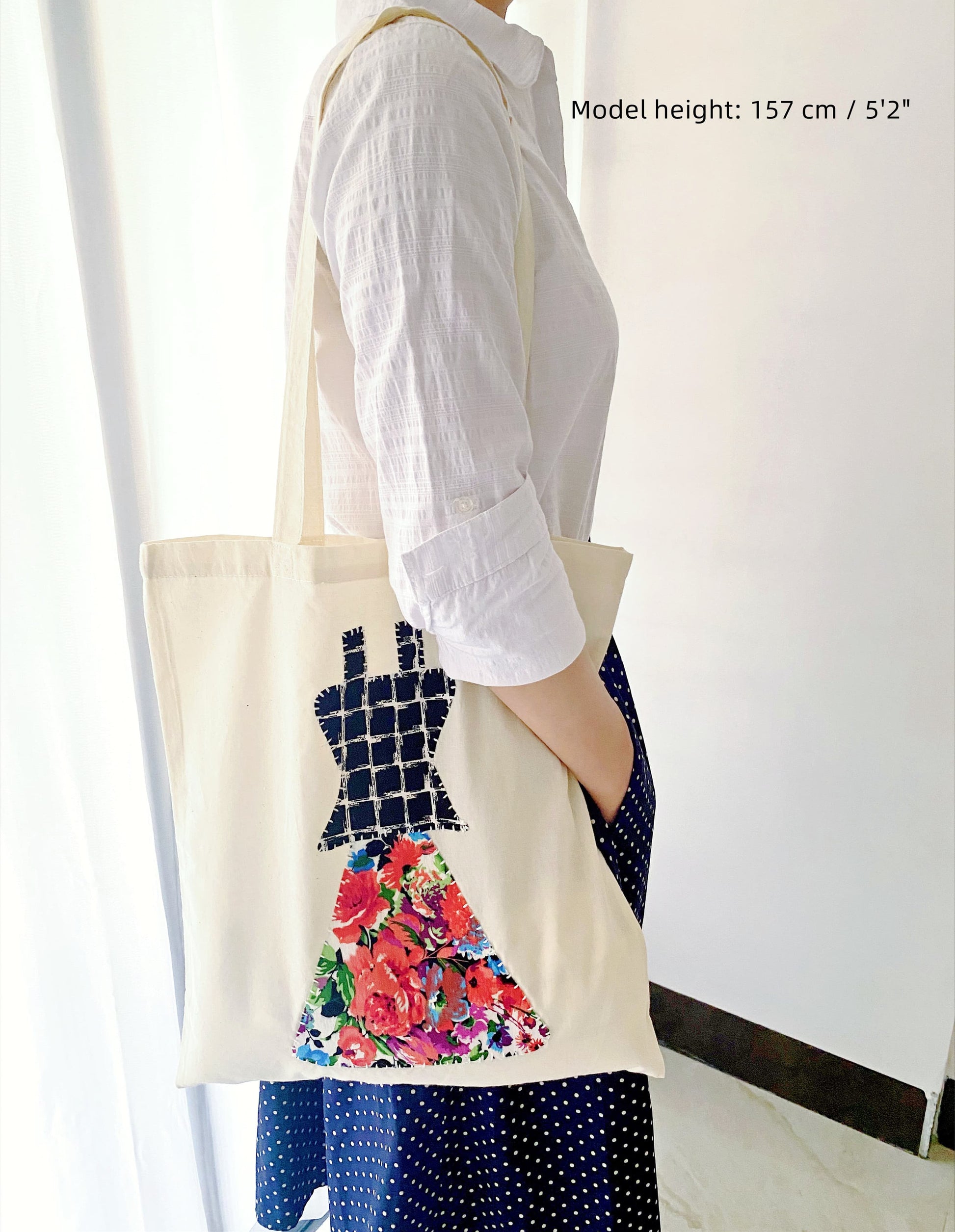 Natural cotton tote perfect as a thoughtful birthday gift
