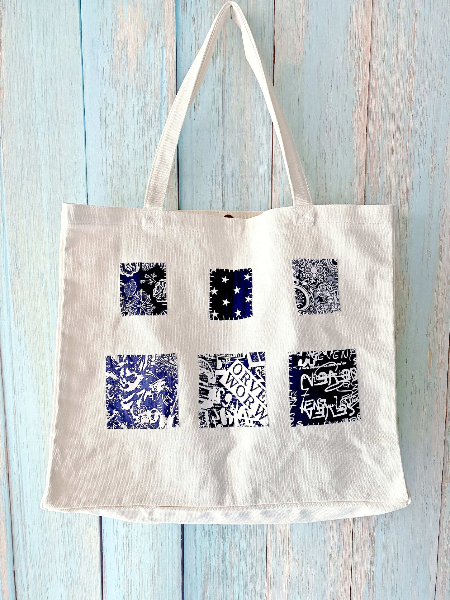 Large eco canvas tote for travel, shopping, or daily essentials