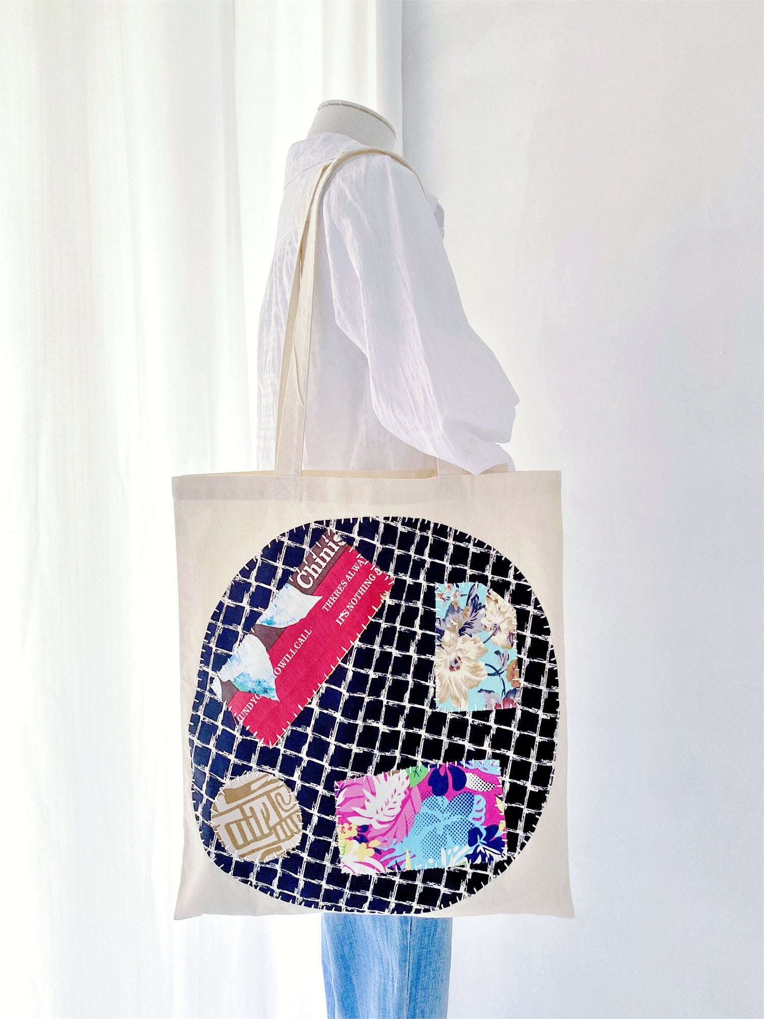 handcrafted inspired design tote for art lovers