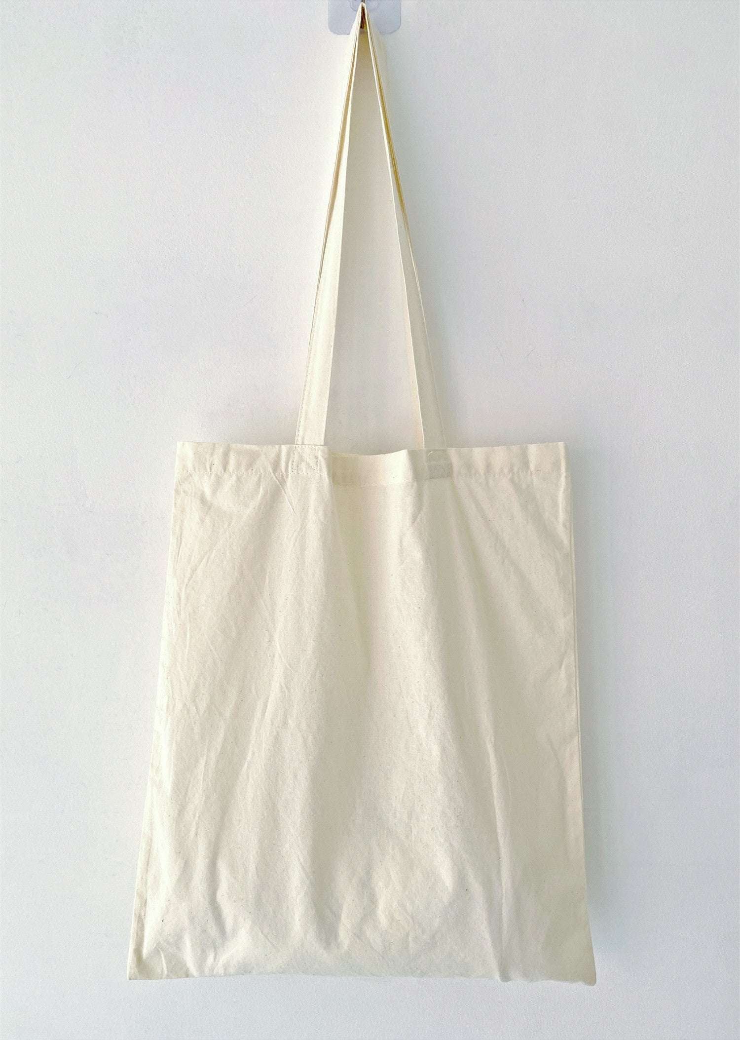 oversized cotton tote made for creative morning routines