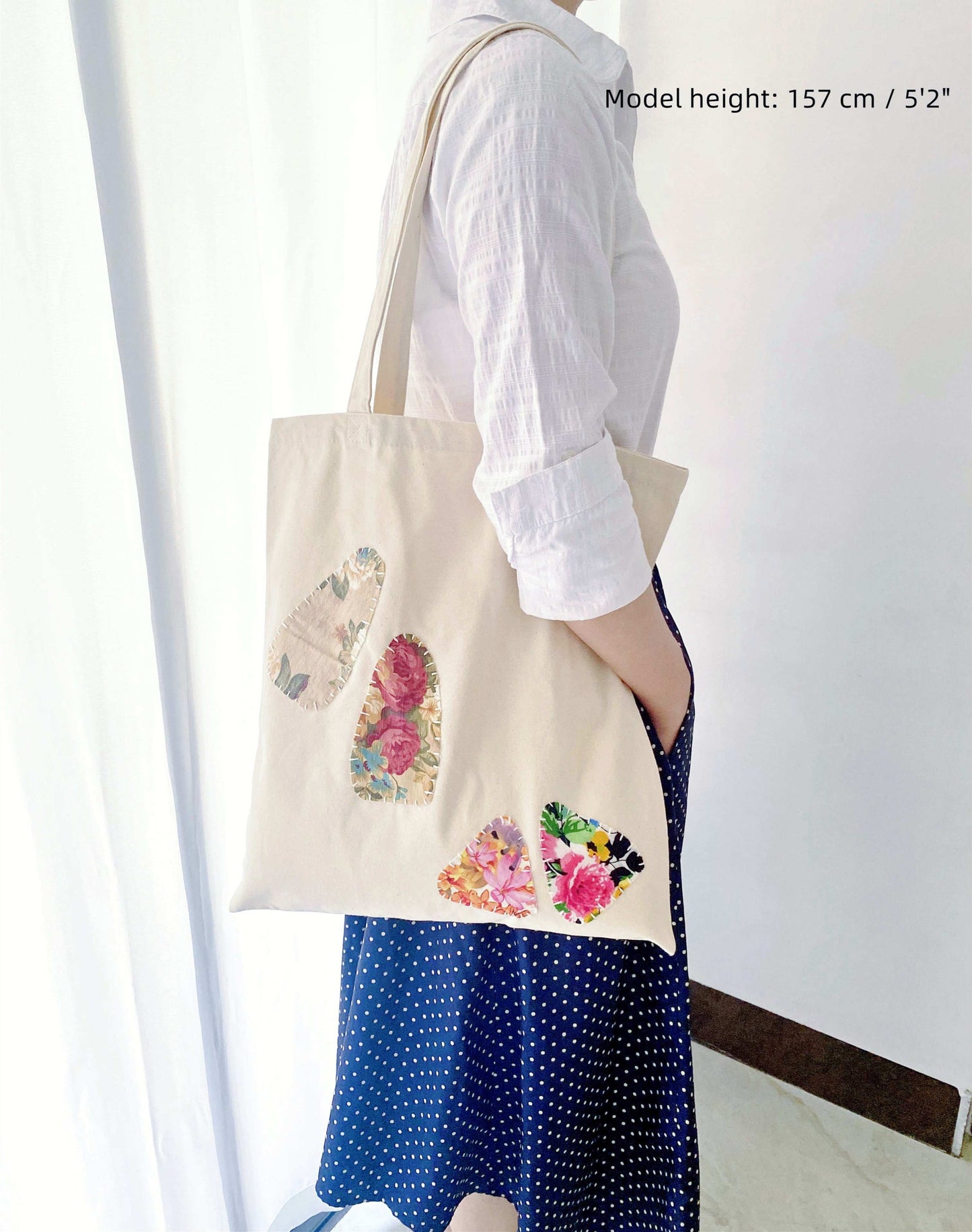 modern neutral cotton canvas tote perfect for work or casual wear