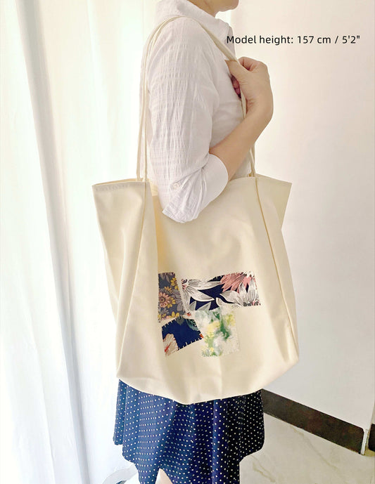durable canvas shoulder bag for work or travel