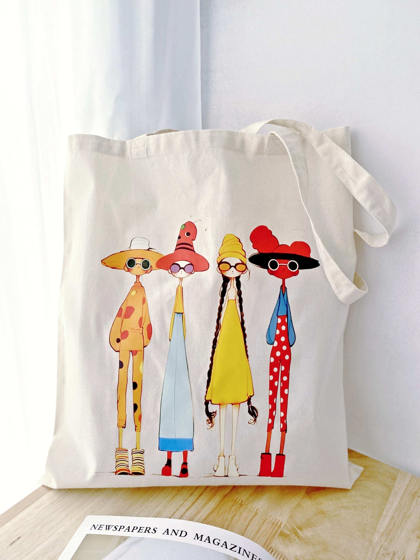 Large soft tote perfect as a birthday or holiday gift for friends.